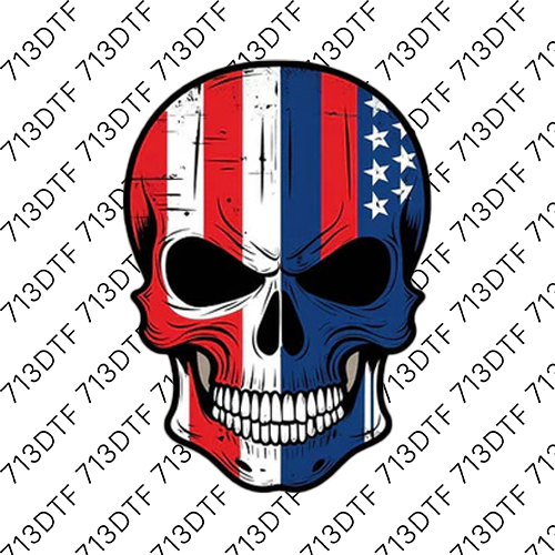 4th of July - Patriot Skull