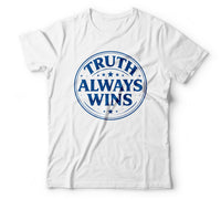 Truth always wins white