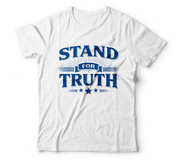 Stand for truth white
