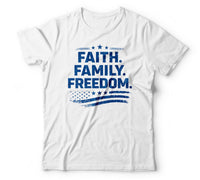 Faith family freedom white