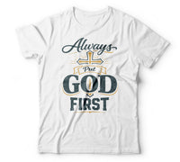Always put god first white