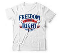 Freedom is my right white