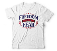 Freedom over fear white