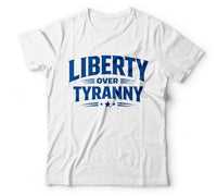Liberty over tyranny white