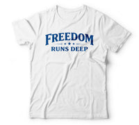 Freedom runs deep white