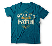 Stand firm in the faith teal