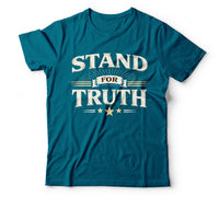 Stand for truth teal