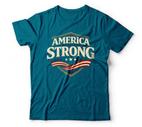 America strong teal