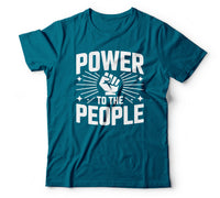 Power to the people teal