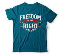 Freedom is my right teal