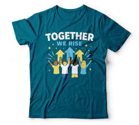 Together we rise teal