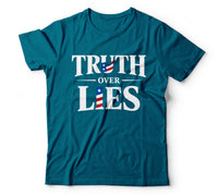 Truth over lies teal