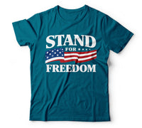 Stand for freedom teal