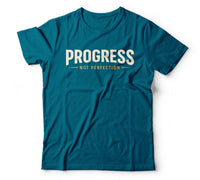 Progress not perfection teal