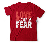 Love over fear red