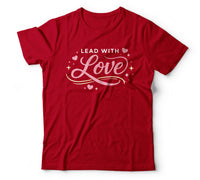 Lead with love red
