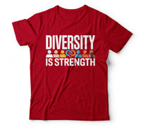 Diversity is strength red
