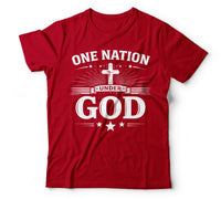 One nation under god red