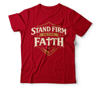 Stand firm in the faith red