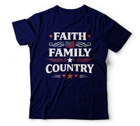 Faith family country navy