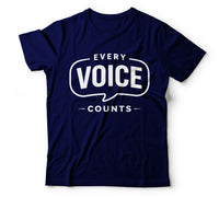 Every voice counts navy