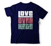 Love over hate navy
