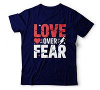 Love over fear navy