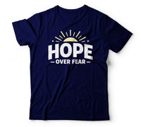 Hope over fear navy
