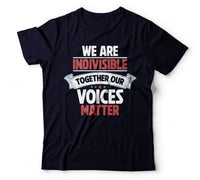 We are indivisible together our voices matter black