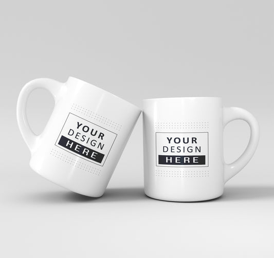 White Sublimatable Ceramic Mug 10 oz